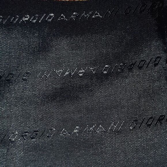 Giorgio‎ Armani Cravatte Silk Tie Geometric Squares - Picture 4 of 6